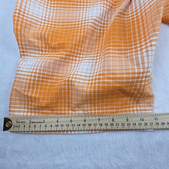 Puma Cobra Golf Mens Dry Cell Stretch Orange Plaids Casual Shorts Size 32 NWT - Picture 3 of 8